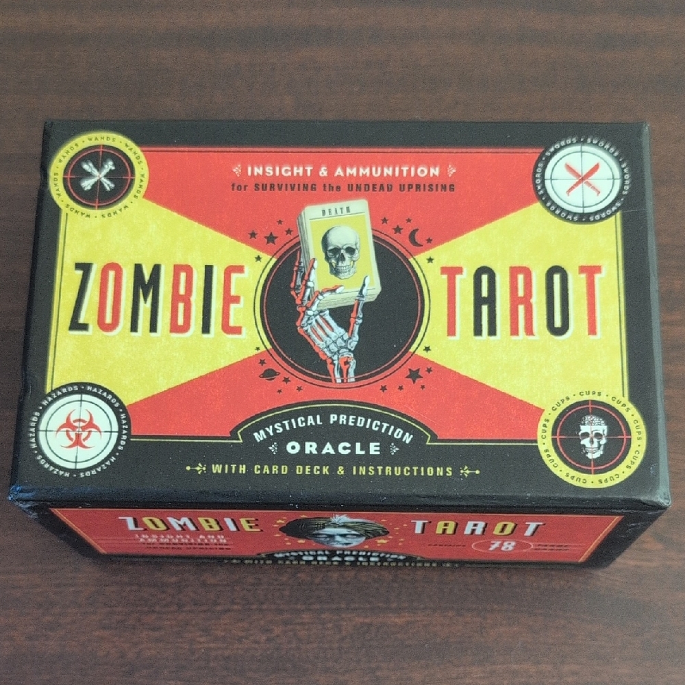 Zombie Tarot Oracle Deck - Red and Yellow